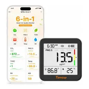 Temtop M10+BLE-10 Temtop M10+ Air Quality Monitor